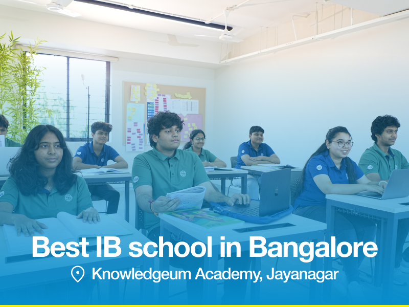 International Baccalaureate schools in Bangalore